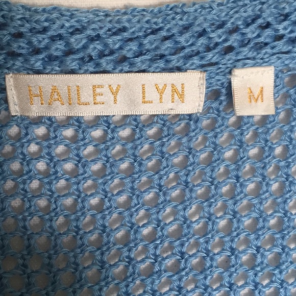 HAILEY LYN | Blue Swimsuit Coverup - Picture 8 of 8